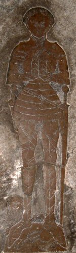Brass of Ralph Blenerhayset at Frenze, Co.Norfolk 1475